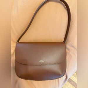 A.P.C. Sarah Tan Leather Shoulder Bag